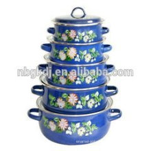 printed enamel casserole sets & Chinese enamelware wholesale